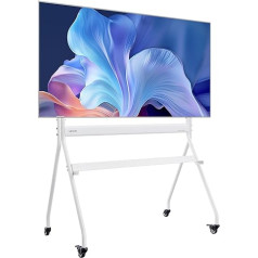 VEVOR TV Stand Rollable TV Cart for 889-2540mm TV Stand TV Stand Up to 200lbs, TV Floor Stand with Shelf (Max VESA 800x600mm) for Living Room Bedroom Office