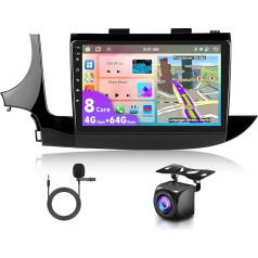 4G + 64G 8-Core VECHTEL 9 Inch Car Radio Bluetooth for Buick Enclave/Opel/Mokka X 2016-2019 Carplay Android Car Wireless, WiFi GPS Navigation HiFi/RDS/FM DSP, Android 13 Radio 2 DIN with AHD Rear View