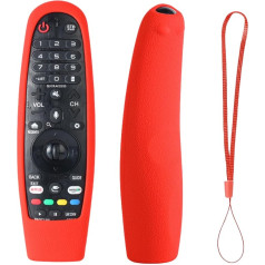 Universal-Fernbedienungs-Schutzhülle, kompatibel mit LG Magic AN-MR20BA AN-MR19BA AN-MR650 AN-MR650A AN-MR600 LG Smart-TV-Fernbedienungshülle, Anti-Rutsch-Textur-Design-Schutz