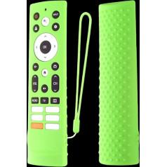 Silikon-Schutzhülle für HSS U8 TV-Fernbedienung, ERF3A90, U7G U9G Serie 4K ULED Fernbedienung, leuchtet grün