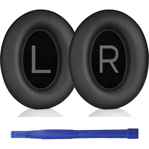 Aiivioll QC45 Replacement Earpads Ear Pads for Bose QC45 Wireless Headphones Soft Leather High Density Foam Black