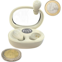 Mini Headphones Bluetooth Invisible True Wireless Earbuds Sleep Headphones Buds Sleep Headphones Side Sleeper Bluetooth Small Inear Headphones Earplugs for Sleeping Small Earplugs for Sleeping