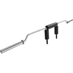 VEVOR Weight Bar, Dumbbell Bar, 2210 mm Total Length, Barbell Weight Bar, Storage Stand, 315 kg Load Capacity, Curl Barbell Bars, Weight Bar, Steel, Barbell Set, Dumbbells, Strength Training