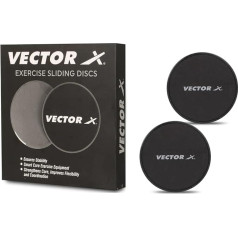 Vector X Core Sliders Double Sided Sliding Disc, Double Sided Gliding Discs, Full Body Workout Equipment, Exercise Core Slider, Double Sided Gliding Discs, Abdomen, Back, Hip, Leg Exercise Equipment