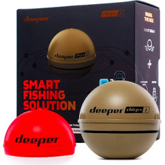 Deeper Chirp+2 Ejectable GPS Fish Finder for Boat Fishing, Ice Fishing, Shore Fishing, Ejectable Echo Sounder with User-friendly Free App