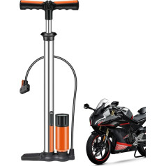 Hochdruck-Luftpumpe, tragbare Edelstahl-Tauchhandpumpe, manuelles Inflator-Gerät, Mehrzweck-Werkzeug für Paintball, Jagd, Tauchen, Camping, Airsoft, Outdoor-Sport, Abenteuer, Ausrüstung, Inflation