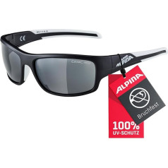 ALPINA Testido Mirrored and Shatterproof Sports and Cycling Glasses with 100% UV Protection for Adults