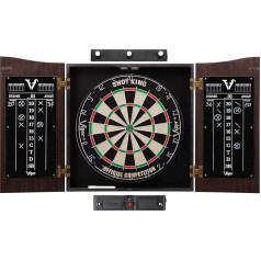 Viper Vault Sisal/Bristle Tip Dartboard & Cabinet Bundle