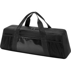 Grillutensilien-Aufbewahrung, Grillwerkzeug-Organizer-Tasche, groß, 55,9 x 16,5 x 18,3 cm, Tragetasche mit ergonomischen Griffen, ideal für Picknicks im Freien, Camping, Kochen im Garten und