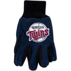 Wincraft MLB Minnesota Twins Two-Tone Gloves, Blue/Black