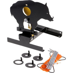 Schwerlast-verstellbare Kill-Zone Zielscheibe | Fordern Sie sich selbst mit 4 Einsätzen heraus | Leicht zurücksetzbar für kontinuierlichen Schießspaß | für Zielschießbegeisterte