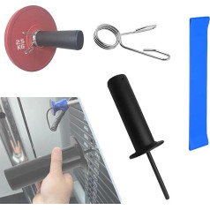 Gym Pin Extender for Weight Plates, Fitness Equipment, Latch Weight Stack Pin for 10 mm x 80 mm, Gym Accessories for the Power Station, Magnetic Pin, Diameter 10 mm, for Gym Equipment, Lifting Pin