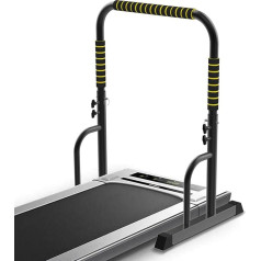 Adjustable Handle for Walking Pad - 50cm Wide - 95cm Max Height - Black/Yellow