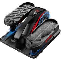 FOUSAE Untertisch Ellipsentrainer für Zuhause, 2 in 1 Elektrischer Crosstrainer mit 15 Geschwindigkeiten & 3 Automatikmodi, Pedaltrainer für Senioren mit Fernbedienung, Leise & Tragbar Beintrainer