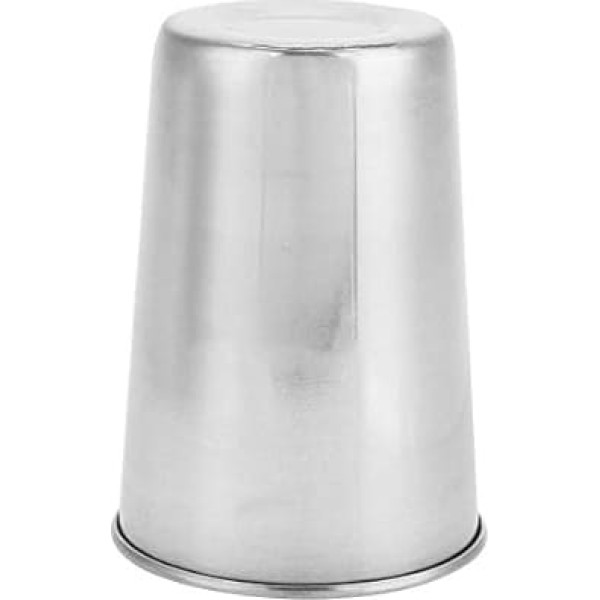 4 Pieces Portable Camping Stainless Steel Cups Set Lightweight Unbreakable Metal Drinking Cups for Outdoor Camping Travel (L)