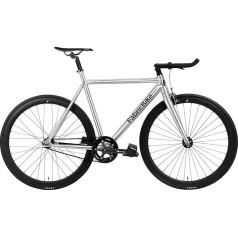 FabricBike Light Fixed Gear Bike, Single Speed Fixie Rigid Hub, Aluminium Frame and Fork, Wheels 28 inches, 4 Colours, 3 Sizes, 9.45 kg (Size M)
