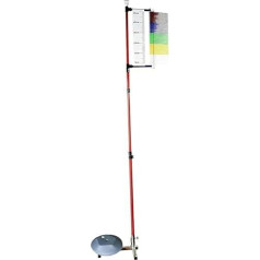 Freistehender Sprungmesstester, tragbarer vertikaler Sprungtester 3,9 Fuß - 11,5 Fuß, Sprungmessgerät mit Einstellbarer Höhe, Trainingsgerät zum Berühren von Basketball