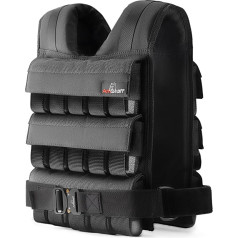 Amstaff Verstellbare Gewichtsweste mit Eisenblöcken, Gewichtswesten für Männer & Frauen, vielseitige tragbare Gewichtsweste für Fitness-Workouts, Kraft- und Ausdauertraining, Laufen, Crossfit