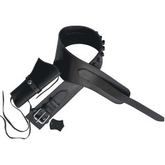 Hulara Full Grain DD Harness Cowboy Holster for Revolver Full Grain Leather Pistol Holster with Belt for Men, Cowboy Gun Belt .45 Auto.45 ACP. 44/45 Caliber Revolver Holster