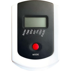 Generisch Monitor Speedometer, Wireless and Waterproof, Indoor Monitor, Stationary Monitor, Speedometer with W/Heart Rate for Speedometer, Odometer, Control Panel for Scooter/Mountain Bike