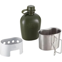 Wezalget Campingkessel Zum Wasser Kochen, Kochtopf Für Zelten, Edelstahl Set Leicht Für Wandern Outdoor Camping Haushalt Picknick