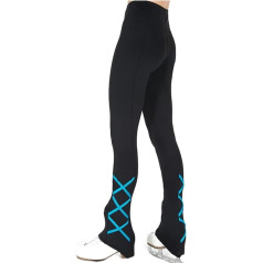 KUOYTT Figure Skating Training Trousers, Long Training Trousers, Figure Skating Trousers for Women and Girls, Waterproof Fleece Tracksuit Bottoms, No Ice Creation, Thermal Leggings, Ice Roller Skates