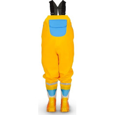 LOVRAIN Waterproof Children's Chest Waders with Boots