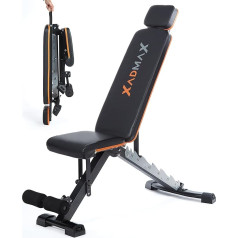 Xadmax Weight Bench, Weight Bench, 340 kg, Weight Bench, Fitness Bench, Strength Training Bench, Bench Press, Home Gym, Gymnastics