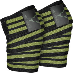 JAG GEARS Knee Wraps for Weightlifting, IPL USPA Approved 78