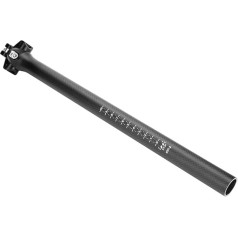 keyren Bicycle Seat Tube, Carbon Saddle Seat Post, Lightweight for (Matt, 27.2 x 400 mm)