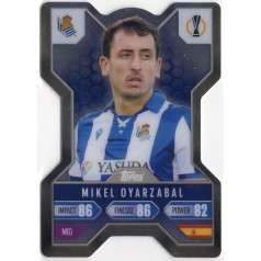 Match Attax Extra 2024 2025 Mikel Oyarzabal Chrome X Trading Card