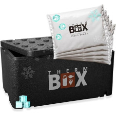 Styrofoam Boxes in Various Sizes Thermal Cooler Box Professional Quality, L-XXL Size, 2-88 Litres, White and Black