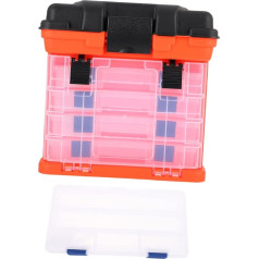 Milisten Lagige Angelzubehör Aufbewahrungsbox Multifunktionale und Leichte Box mit Großem Fassungsvermögen für Sicheres Lagern und Einfachen Transport für Angelerlebnisse