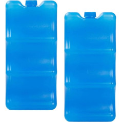 Dickly 2 Stück Kühlakkus für Kühlboxen, 650 ml, vielseitige, Wiederverwendbare Eisblöcke für Camping, Familie, Outdoor, Grillen