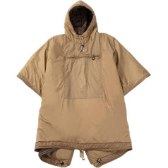 LLINthy Tragbare Schlafsack Poncho Stadiumdecke Außendicke Und Große Kapuzeponcho Umhang Cape wasserdichte Campingdecke