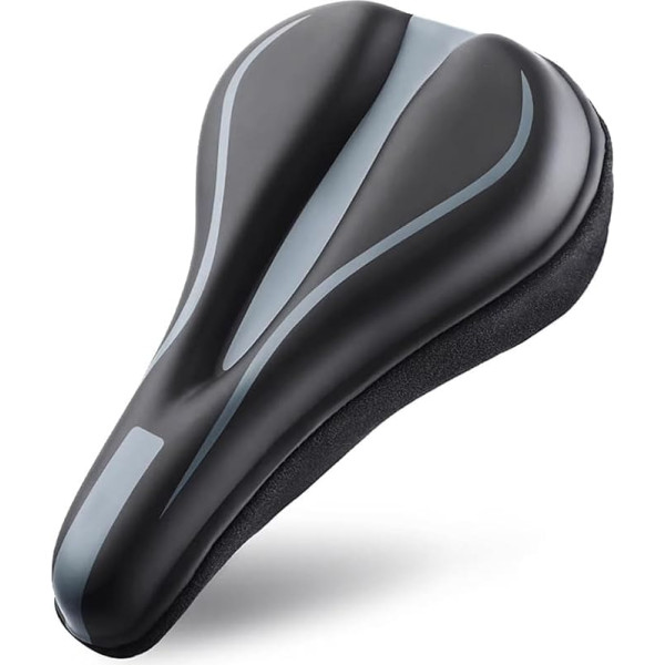 DCYBDL Fahrradsattel Überzug für Cube Stereo Hybrid 140 Pro Stereo Hybrid 160, Weich Bequem Fahrrad Sattelbezug Wasserdicht Gel Sattelbezug Fahrrad Fahrradsattelbezug Fahrradsitz Polster,B