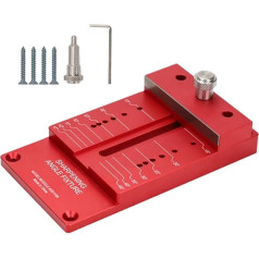Breeshy Winkelschärfer für die Holzbearbeitung, Schärfer Aus Aluminiumlegierung, Messung Des Halters für Schleifwerkzeuge, Meißel für die Holzbearbeitung