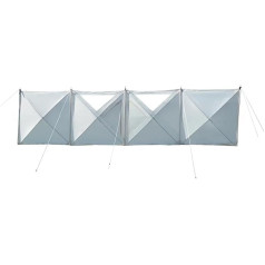 EKalgretrA Windschutz für Camping 145 * 600 cm Outdoor Camping Shelter Windschutzwand for Picknick BBQ Montage Klappwindschutz Winddicht Schild Stoff Shelter