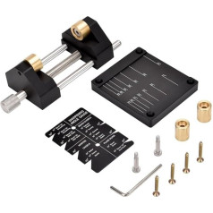 Festwinkelschärfer mit Messbrett – Meißelschärf-Set, verstellbarer Winkel, stabiler Doppelrollenmechanismus, Aluminiumlegierung (A)