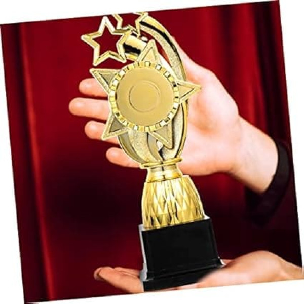 SWAYVES 2-Teilipentagramm-Trophäe, Basketball, Fußballpreise Für Kinder, Belohnungspreis, Auszeichnungstrophäe