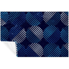 BestIdeas Weiche warme und gemütliche Decke für Bett, Couch, Sofa, Picknick, Camping, Strand, 150 x 100 cm, Blau