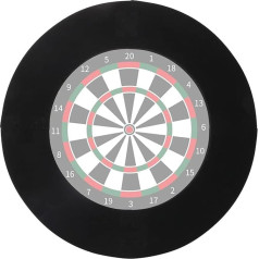 Wandschutz für Dartpfeile | Wandschutzring aus EVA für Dartscheibe in Standardgröße aus Polyurethan und leicht | hohe Widerstandsfähigkeit, abnehmbar, einfache Installation