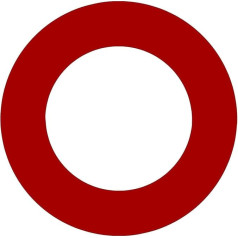 1/2 Stück Dartscheibenrückwand - Umwickelring für Dartscheibe | Wandschutz für Dartboard aus EVA | Wandschutz für Dartboard