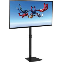 Grīdas statīvs lcd/led 32-70cali regulējams melns