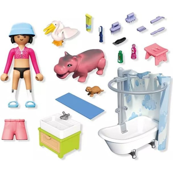 Animals & friends 71950 dzīvnieku komplekts vannā ar figūriņām
