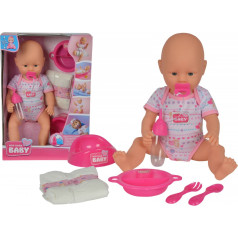 Simba Jaundzimušais bobs ar piederumiem, gumijas