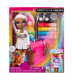 Rainbow augsta gaisa otaukas lelle, pelēkas acis