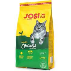 JosiCat Crunchy Chicken (1 x 1.9 kg) | Adult | Premium Dry Food for Cats | with Delicate Chicken & Valuable Fatty Acids | Powered by Josera | Cat Food | Complete Food | Pack of 1