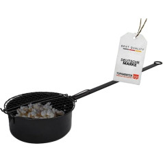 Popcorn Pan Popcorn Pan for Campfire & Grill / Popcorn Maker with Long Handle & Grid Lid Perfect for Camping/Popcorn Machine Popcorn Maker