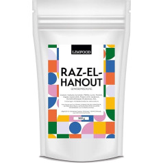 Limfood 200 g Raz el Hanout Spice, Moroccan Spice Mix, Oriental Ras el Hanout Ground for Couscous and Vegetable Dishes